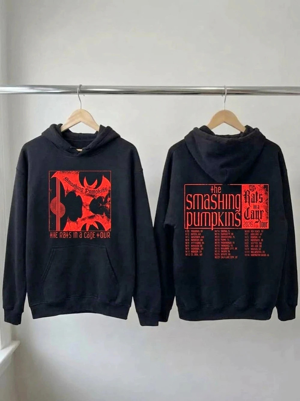 The Smashing Pumpkins The Rast In A Cage Tour 2026 Hoodie